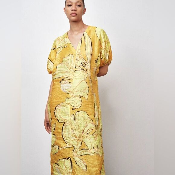 ZARA ZW COLLECTION PRINTED DRESS - Picture 9 of 13